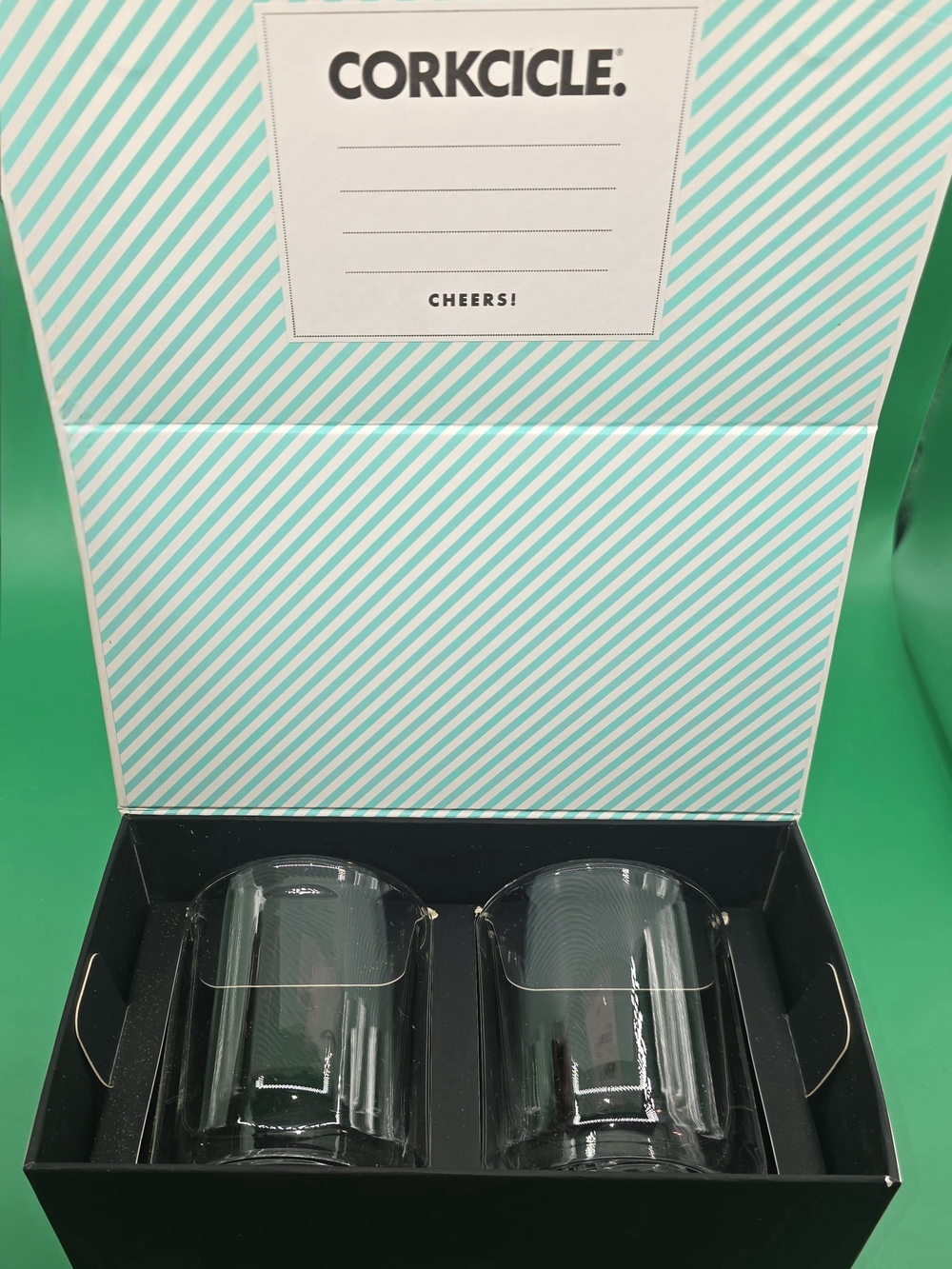 Corkcicle Rocks Glass Set Two Double Walled Insulated Spirits Rocks Glasses 12oz